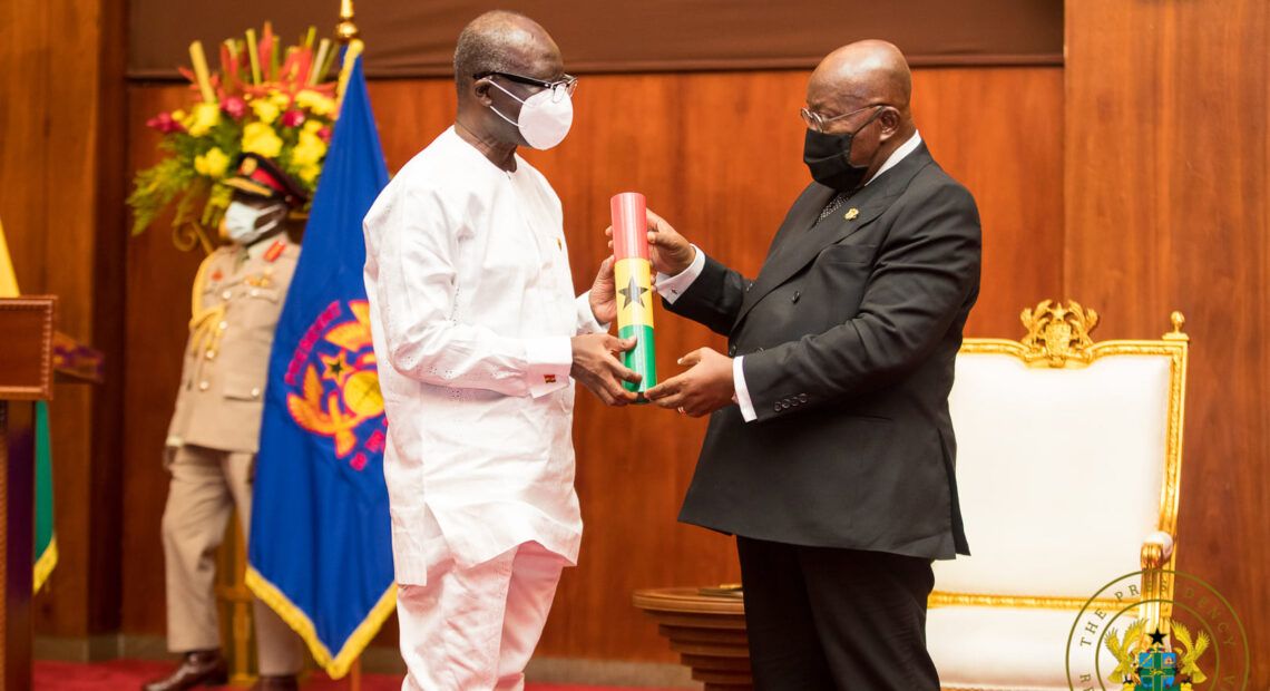 President Akufo-Addo Swears in Finance Minister, Ken Ofori-Atta