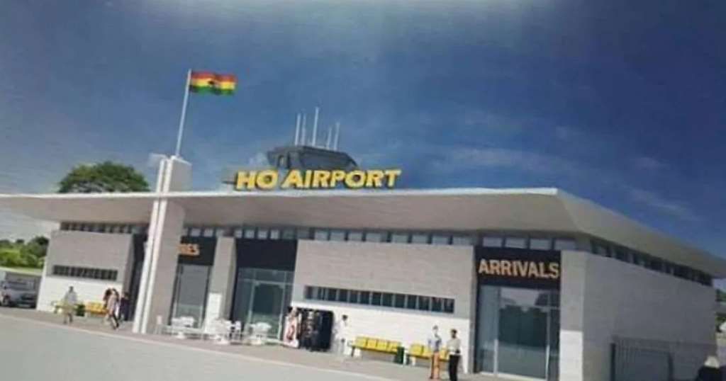 Ho Airport opens for business with its maiden Commercial scheduled flight