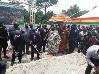 President Akufo Addo cuts sod for construction of residential facilities for judges