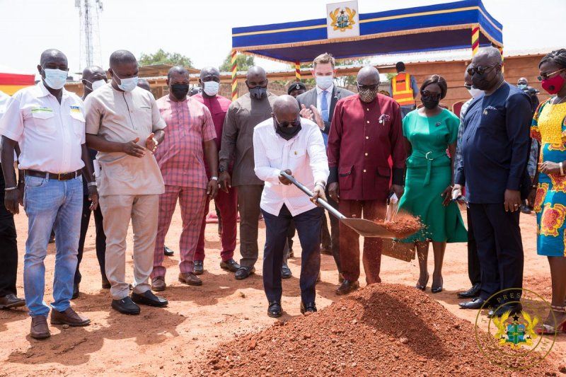 President Akufo Addo breaks ground for construction of Ghana Award House
