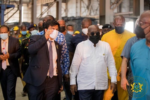 President Akufo Addo commissions US$80 million steel plant