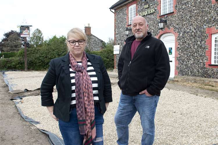 Chequers new team reveal plans for smokehouse at Eriswell pub