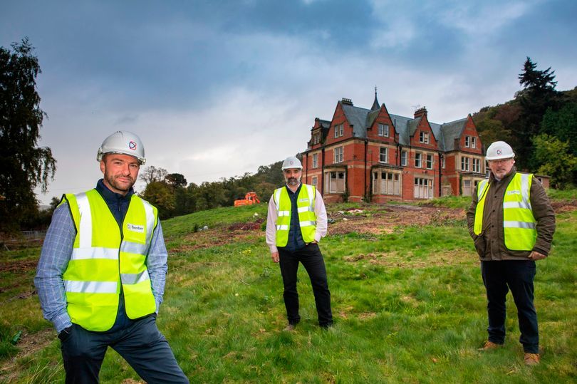 Builder starts work on £25m homes development at Colwyn Bay mansion estate