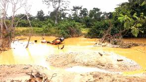 Galamsey, real estate invade irrigation lands