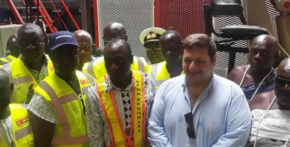 Power Minister Officially welcome the Power Barge